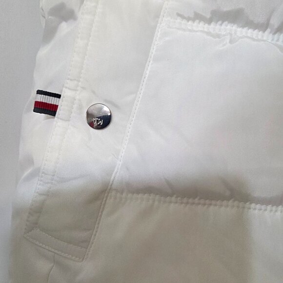 NWT - Tommy Hilfiger Women's Packable Vest Puffer Jacket - Size Small, White - Picture 2 of 6